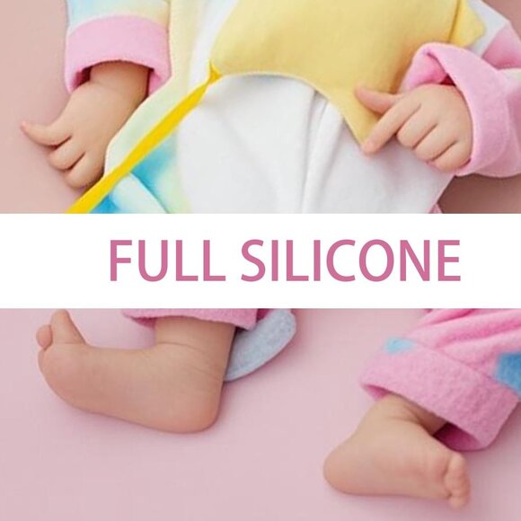 🆕18 Inch Realistic Reborn Baby Doll Silicone-Made & Lifelike Newborn Baby Girl - Picture 9 of 9